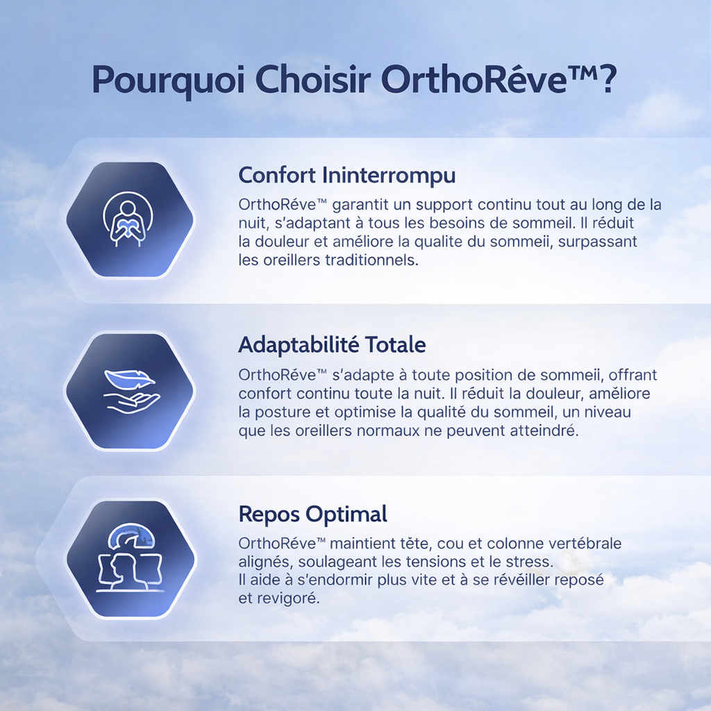 OrthoRêve™ - Dites adieu aux douleurs cervicales