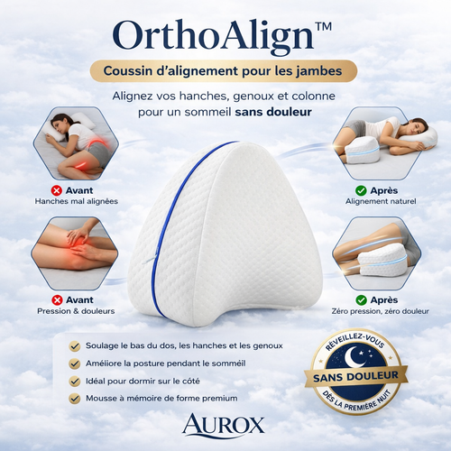 OrthoAlign™– Dites adieu aux douleurs de genoux